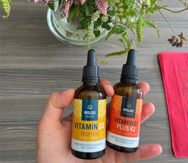 Kvalitní vitamin D3 + K2 v MCT oleji v kapkách
