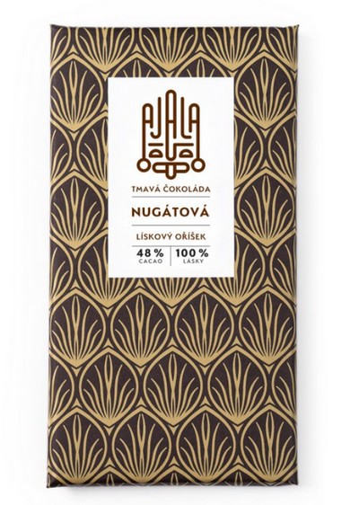 Ajala 48% čokoláda NUGÁTOVÁ LÍSKOVÝ OŘÍŠEK 45 g