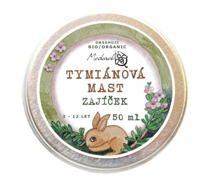 Medarek Tymiánová mast Zajíček - Velikost balení: 50 ml