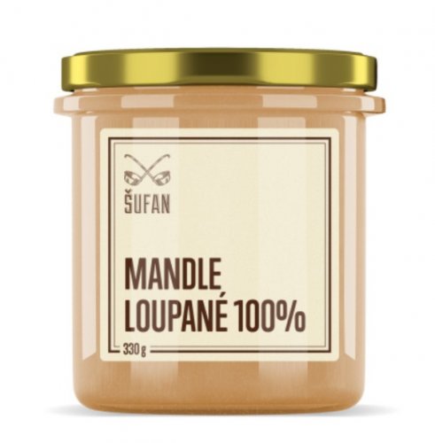Mandlové máslo loupané 100 % Šufan 330 g