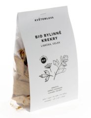 Květomluva BIO Bylinné bezlepkové krekry AIP - Libeček, celer 100 g