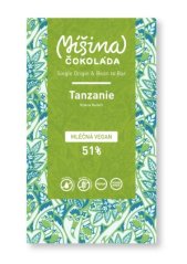 Míšina čokoláda Veganská mléčná čokoláda 51% Tanzanie, 50 g