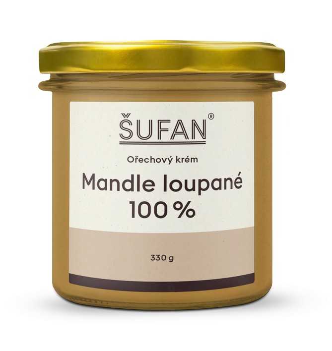 Šufan Mandlové máslo loupané 100 % 330 g