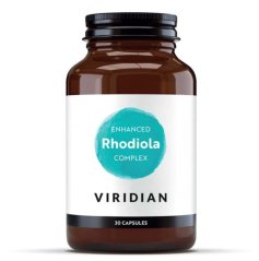 Viridian Enhanced Rhodiola Complex (Komplex Rozchodnice růžové s adaptogeny), 30 kapslí