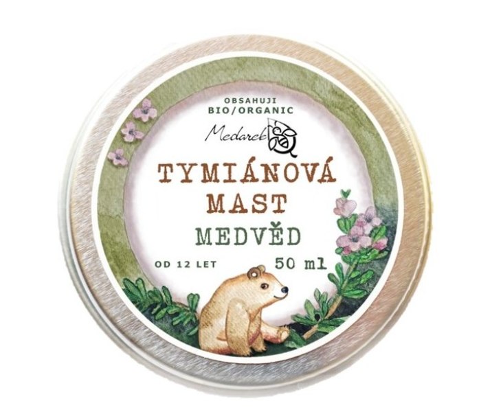 Medarek Tymiánová mast Medvěd - Velikost balení: 30 ml
