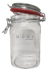 WUGI sklenice - hranatá 1,15 l - II.jakost