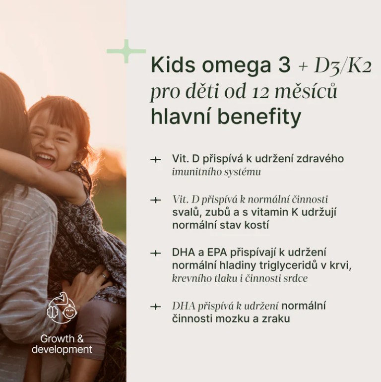 Trime Kids omega 3 + D3/K2, kapky, 31 ml
