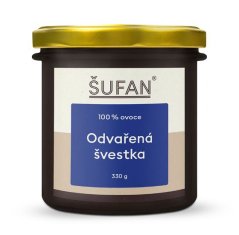 Šufan Odvařená švestka - 100 % ovoce, 330 g