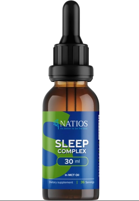NATIOS Sleep Complex, Bylinné kapky v MCT oleji, 30 ml