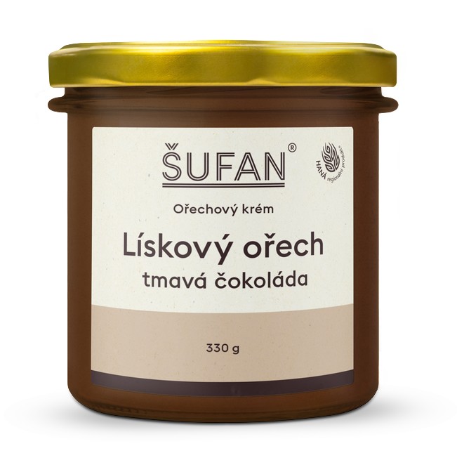 Šufan Lískový ořech s tmavou čokoládou - Hmotnost Šufan: 1000 g