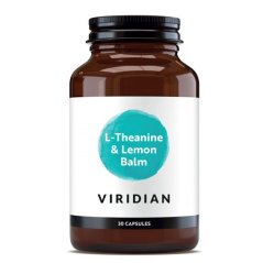 Viridian L-Theanine & Lemon Balm (L-Theanin s meduňkou), 30 kapslí
