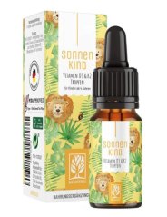 Naturtreu Sluneční dítě Vitamin D3 (500 IU)+K2 kapky pro děti, 10 ml