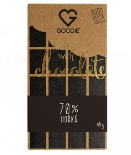 Goodie 70% čokoláda hořká, 45 g