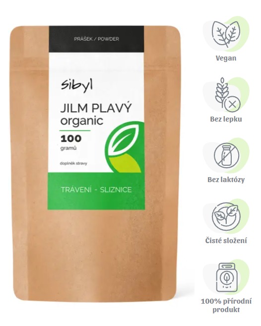 SIBYL Jilm plavý ORGANIC 100 g prášek