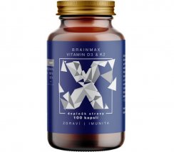 BrainMax vitamin D3+K2, 100 kapslí