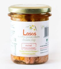 Lozano Červenka Losos v extra panenském olivovém oleji Picual, 195 g