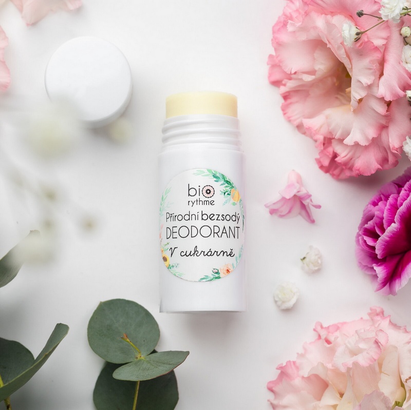 Biorythme Přírodní BEZSODÝ deodorant V cukrárně (různé velikosti) - hmotnost DEO: 80g