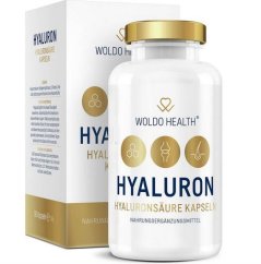 WoldoHealth Kyselina hyaluronová (se zinkem, kolagenem a biotinem) 90 kapslí
