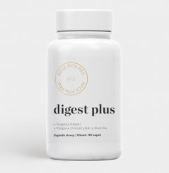 Ecce Vita Digest plus (trávení, vylučování, činnost jater a žlučníku, detoxikace, imunita) - 90 kapslí