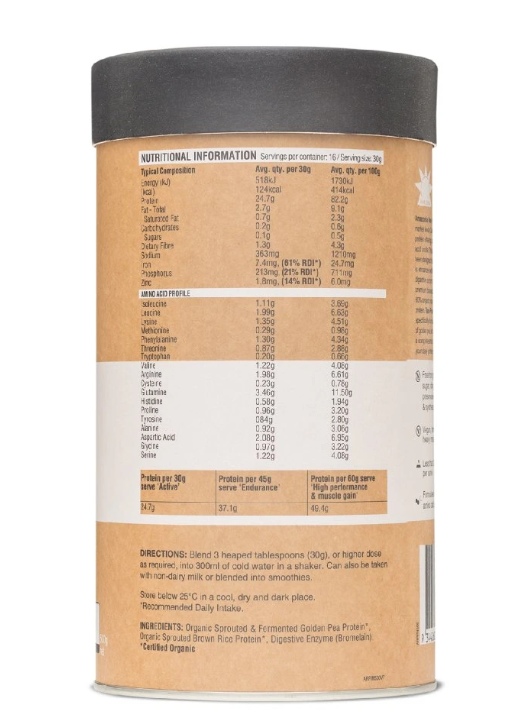 Amazonia Raw Protein Isolate Natural (bez příchuti) 500 g