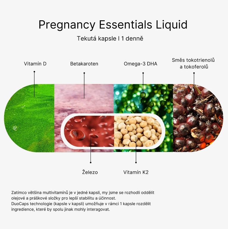 Trime Pregnancy Essentials (vitamíny pro těhotné), kapsle
