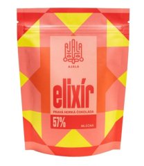 Ajala Elixír – pravá horká 57% čokoláda – Mléčná 250 g