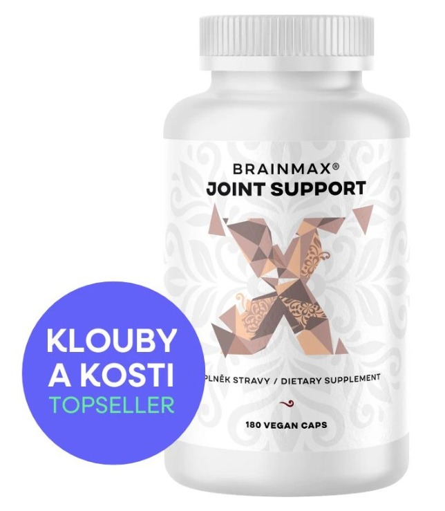 BrainMax Joint Support, podpora kloubů a kostí, 180 kapslí