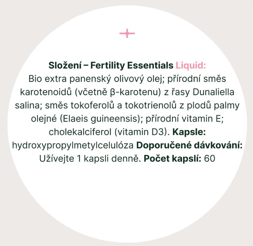 Trime Fertility Essentials (podpora těhotenství), kapsle