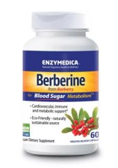 Enzymedica Berberin  510 mg, 60 kapslí