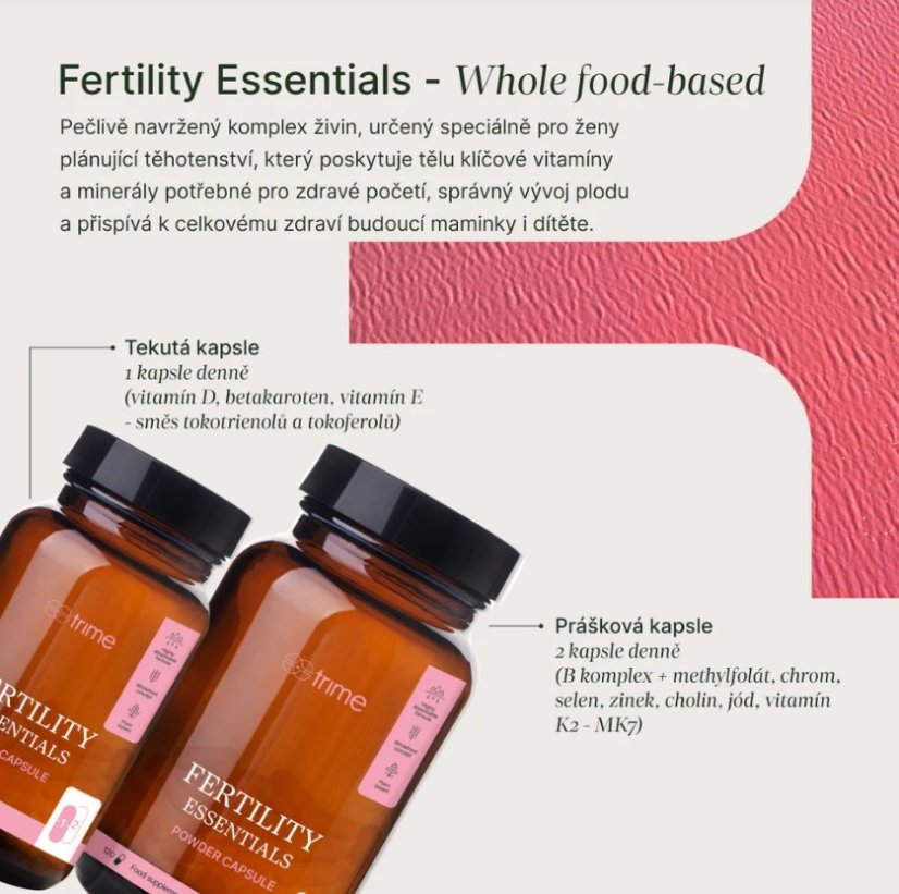 Trime Fertility Essentials (podpora těhotenství), kapsle