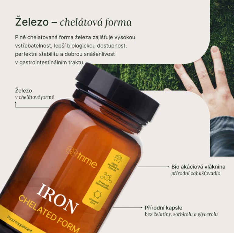 Trime Chelátové železo, 90 kapslí
