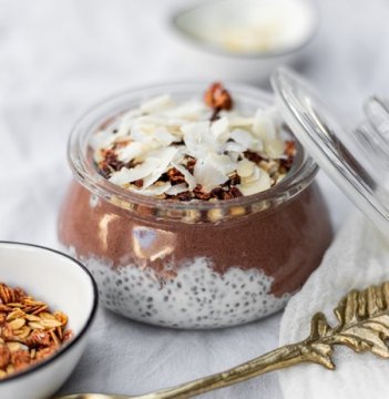 Čokoládový parfait: rychlý dezert do skleničky (vegan, probiotický)
