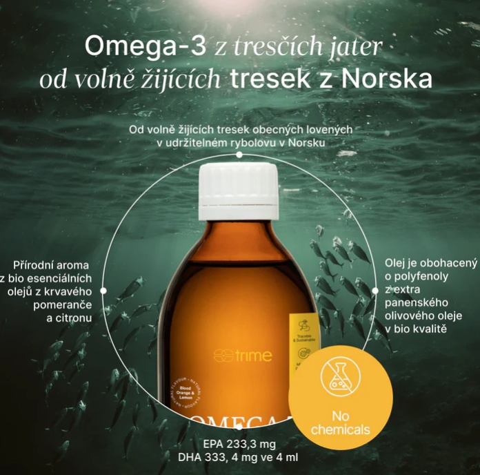 Trime Omega-3 Cod Liver Oil 250 ml