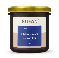 Šufan Odvařená švestka - 100 % ovoce, 330 g