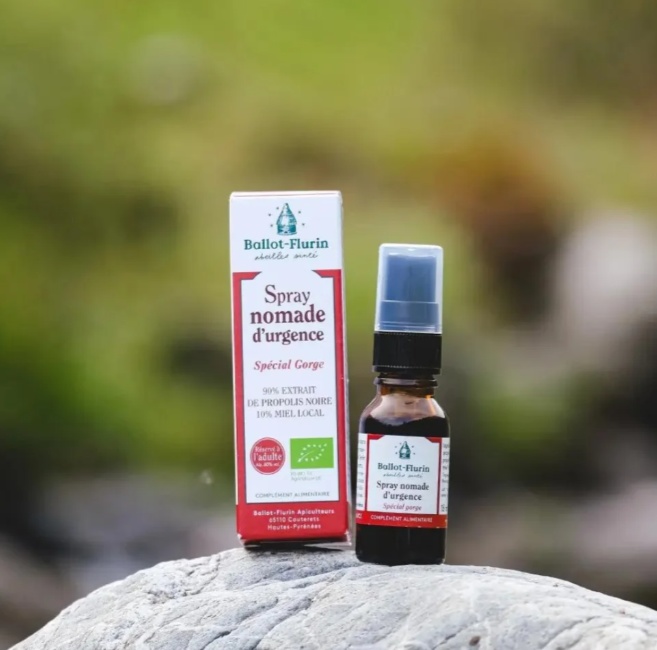 Ballot-Flurin Sprej do krku s černým propolisem 15 ml