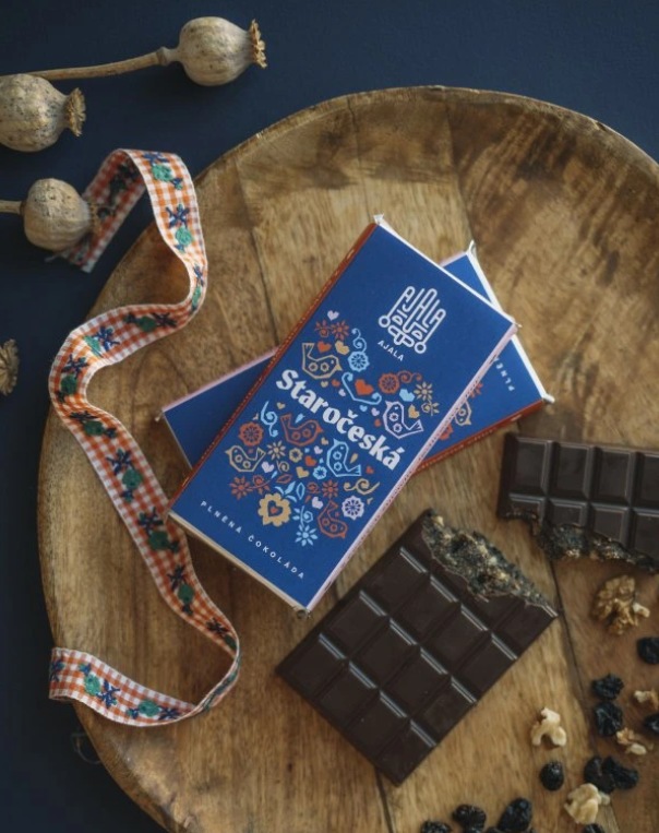 Ajala Staročeská plněná čokoláda 180 g