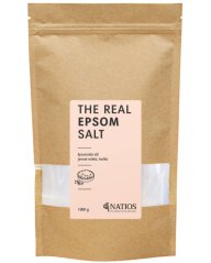 NATIOS Epsomská sůl jemně mletá, Sůl do koupele, 1000 g