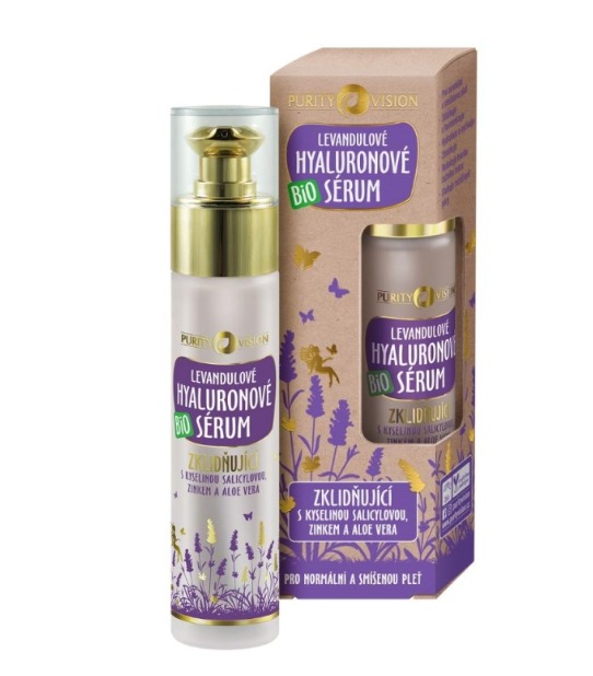 Purity Vision® BIO Zklidňující Levandulové hyaluronové sérum 50 ml