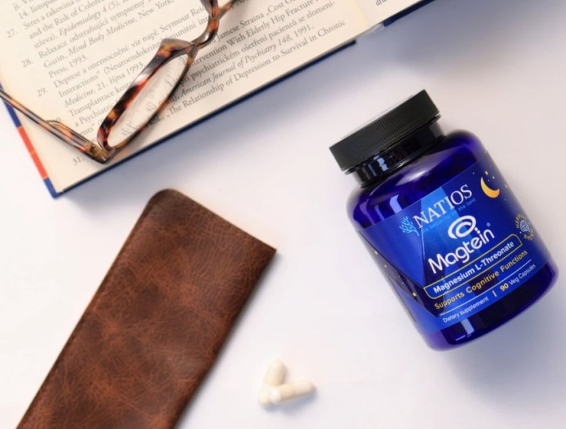 NATIOS Magtein, Magnesium L-threonate, 90 kapslí