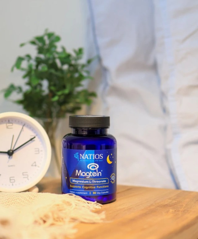 NATIOS Magtein, Magnesium L-threonate, 90 kapslí
