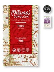 Míšina čokoláda Tmavá čokoláda 70% Peru 50 g