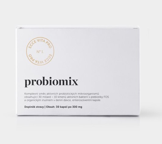 Ecce Vita Probiomix probiotika s prebiotiky - 30 enterosolventních kapslí