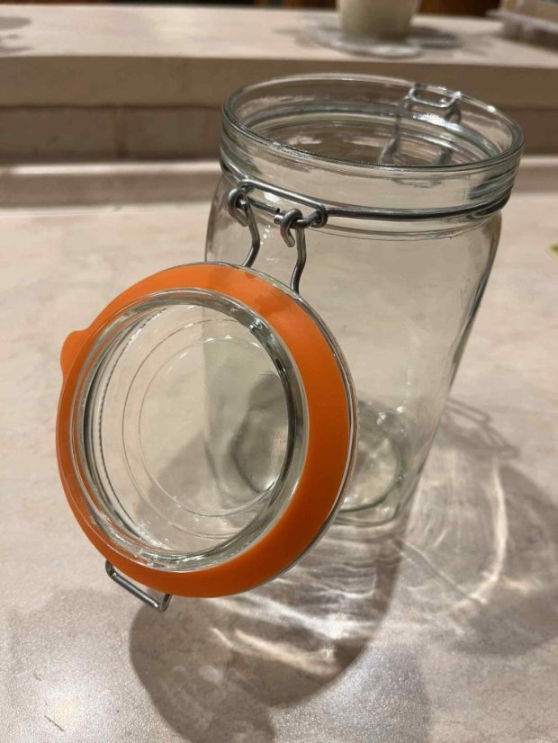 náhradní těsnění na WUGI sklenice (1ks) - barva těsnění: oranžové