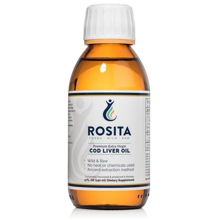 Rosita extra panenský olej z tresčích jater - tekutý, 150 ml