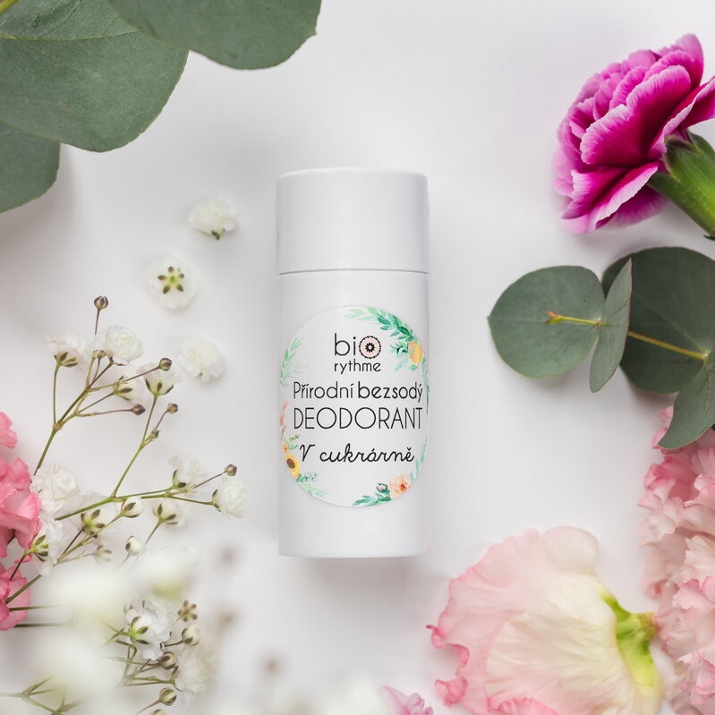Biorythme Přírodní BEZSODÝ deodorant V cukrárně (různé velikosti) - hmotnost DEO: 80g