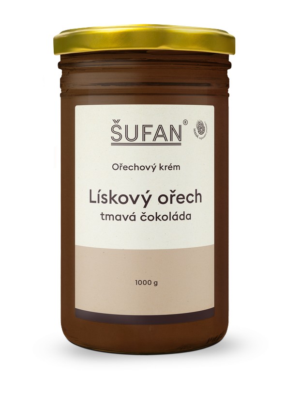 Šufan Lískový ořech s tmavou čokoládou - Hmotnost Šufan: 1000 g