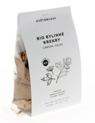 Květomluva BIO Bylinné bezlepkové krekry AIP - Libeček, celer 100 g