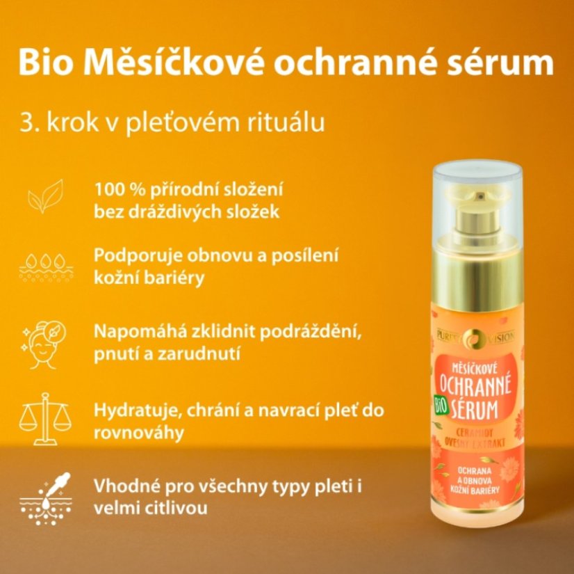 Purity Vision® BIO Měsíčkové ochranné sérum 30 ml