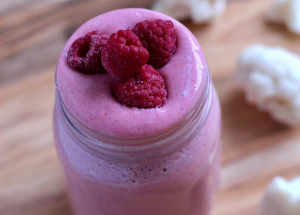 Malinové protein smoothie