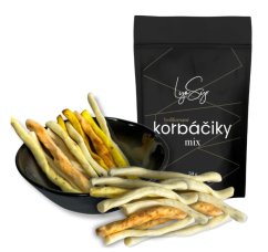 Lyopotraviny Lyofilizované korbáčiky MIX 5 příchutí 100 g